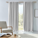 Made to measure blackout linen curtain mineral grey