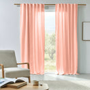 lined linen curtain nude