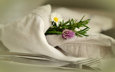 The elegance of linen cloth towels