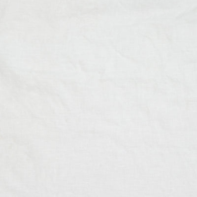 taies d'oreiller en lin à bords plats colorés Blanc #colour_blanc-optique