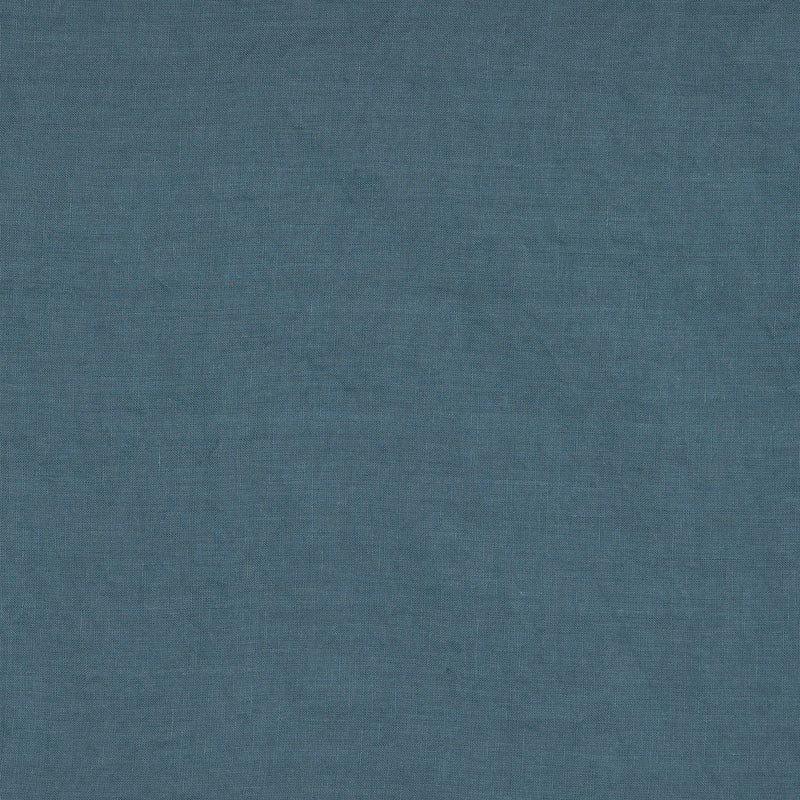 Swatch for Robe de nuit courte en lin à mini volants Bleu Francais 