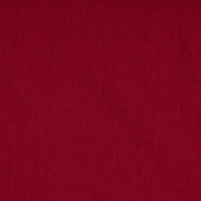 Swatch for Robe de nuit courte en lin à mini volants Bordeaux #colour_bordeaux