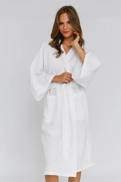 Peignoir long en lin style Kimono Blanc 3 #colour_blanc-optique