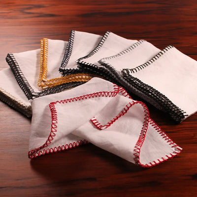 High-quality French linen table napkins