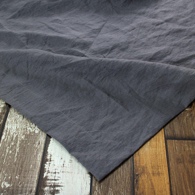 Sales! Rustic Linen Tablecloth with Mitered Corners