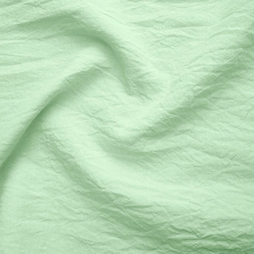 Swatch pour Nappe ronde en lin ajouré vert menthe