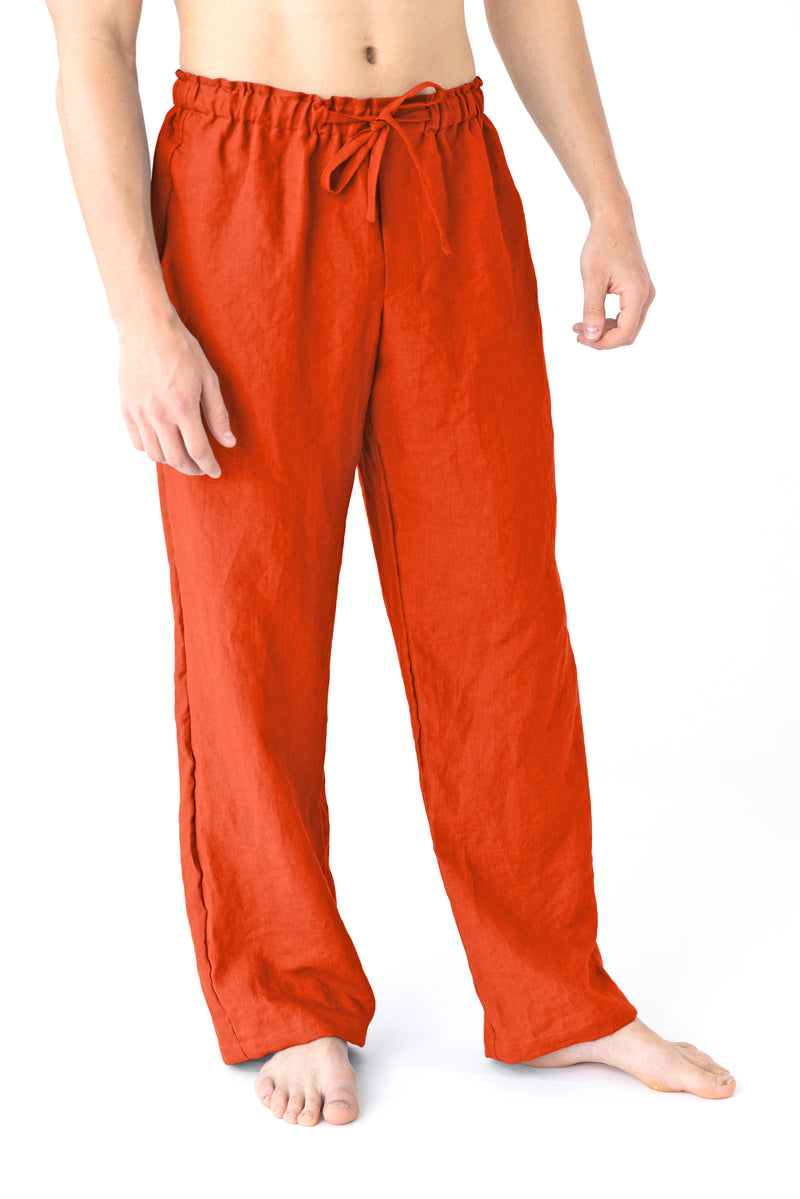 Mens orange pajama discount pants