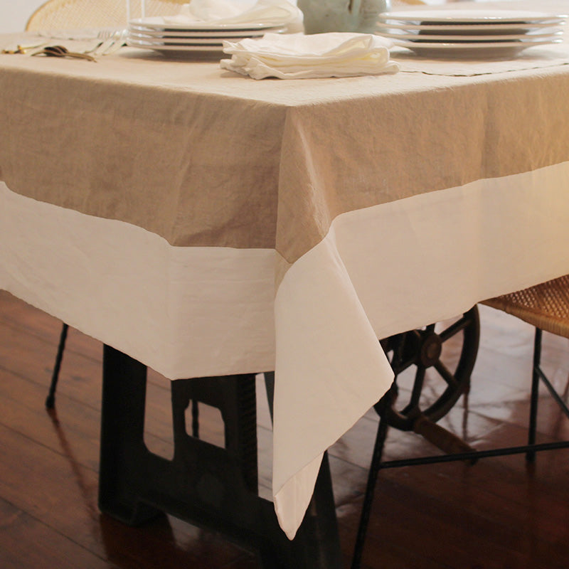 Sales! Tablecloth with contrasted border