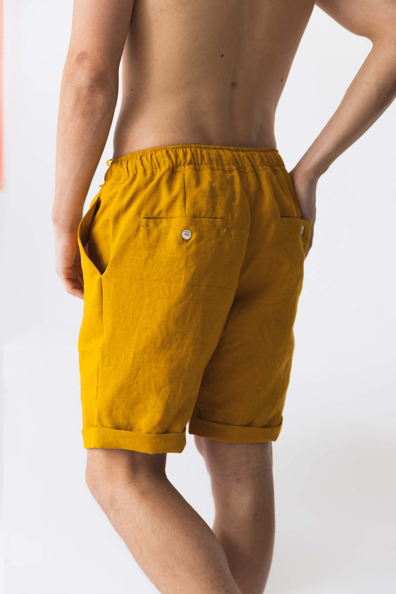 Sales! Linen shorts "Rafael" 